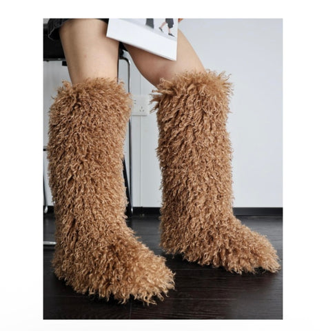 Fluff me baby boots