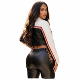 Preety Rebel Moto Cropped Jacket