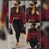 Statement Fur Collar Jacket