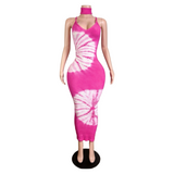 Preety Enrgy tie dye dress w/headband