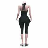 Ocean Charm Capri Jumpsuit