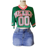 Mexico Mami Diamond Crop Jersey