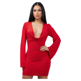 Red Hot Rendezvous Mini Dress