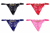 Custom bling thong