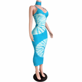 Preety Enrgy tie dye dress w/headband