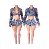 Distressed Denim Jacket