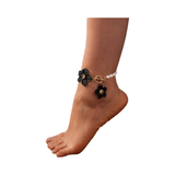 Bloom Charm Pearl Anklet