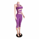 Hour Glass Capri Jumpsuit