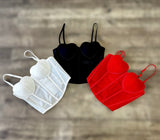 Blushing hearts corset