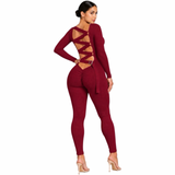 Preety Double Take Lace Up Jumpsuit