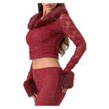 Rich After Dark Lace Set