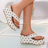 Polka Doll Platz Sandals