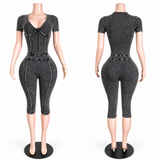 Pressure Capri Jumpsuit