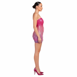 Main Event Sequin Fringe Mini Dress