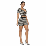 Coastal Crossback Stripe 3 Piece Set