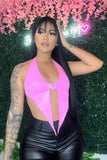 Lovely metallic halter top