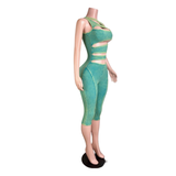 Hour Glass Capri Jumpsuit