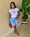 Triple Cherries tee
