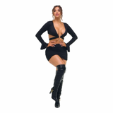 Pulling Up Shortly Skirt Set