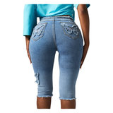Baby Phat Butterfly Denim Capris