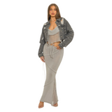 In The World Knit Skirt Set