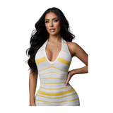 Cutie Pie Stripe Knit Romper