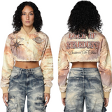 Born of stardust cropped jacket