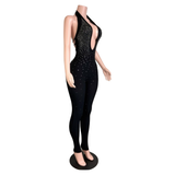 Diamond Doll Halter Jumpsuit