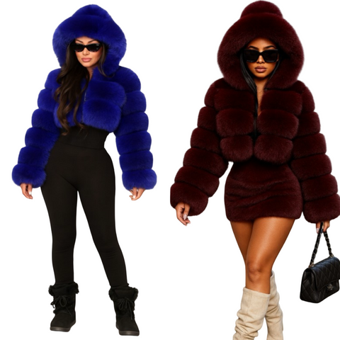 Preety plush puffer coat - Pre order