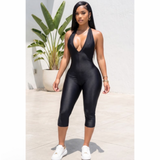 On The Scene Capri Jumpsuit