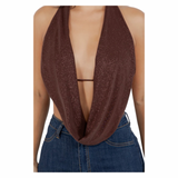 Preety Glitter Halter Top