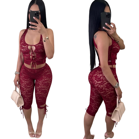 In your town lace set