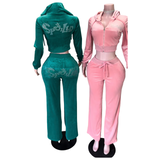 Spoiled Bling Velour Set