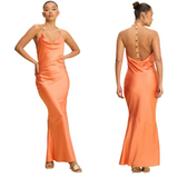 Soft life satin muse dress