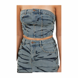 Preety Blue Crush Denim Set