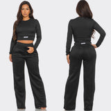 Cutie patootie pants set - long sleeve