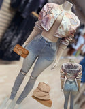 Born of stardust cropped jacket