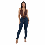 Preety Glitter Halter Top
