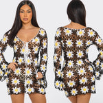Crochet Daisies cover up