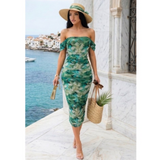 Emerald Escape Midi Dress