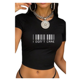 I don’t care barcode top