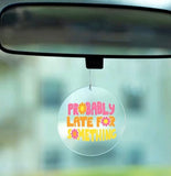 Rear view mirror daily reminder charm