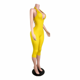 Summer Pop Capri Jumpsuit