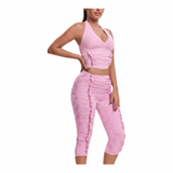 Preety Halter Capri Set