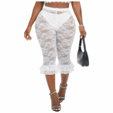Vintage lace capri pants