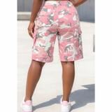 Cherry Camo Jorts