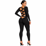 Preety Double Take Lace Up Jumpsuit