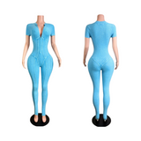 Preety zipper jumpsuit