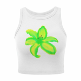 Preety Floral Bloom Crop Tank