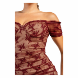 Private Affair Lace Mini Dress